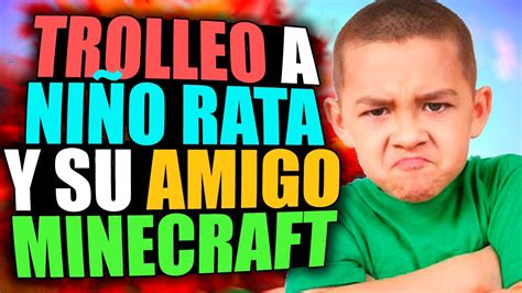 TROLLEO A LOS MÁS NIÑOS RATA ALEXGAMER TROLLEOS EN MINECRAFT 76