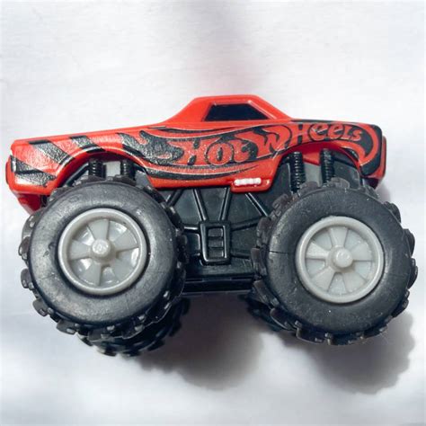 Hot Wheels Mini Monster Truck Red Without Packaging Scale