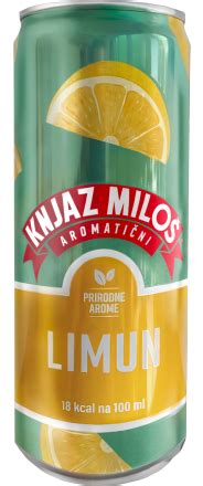 Knjaz Miloš AROMATIČNI LIMUN mineralna voda 330 ml dm rs