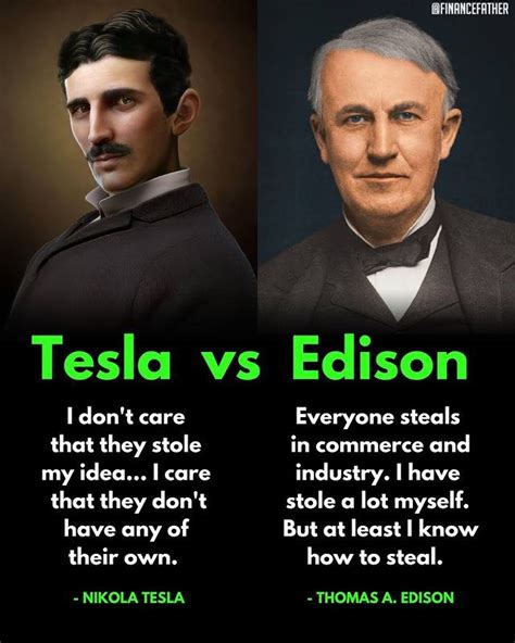 Nikola Tesla Vs Thomas Edison Meme