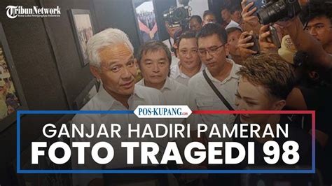 Ganjar Pranowo Hadiri Pameran Foto Tragedi Di Graha Pena Menteng