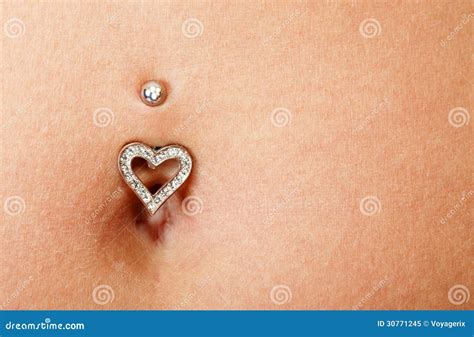 Pretty Belly And Piercing Royalty Free Stock Photo Image