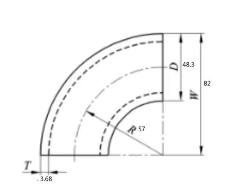 Al112 S40 Aluminum 15in 90 Degree Elbow Us Metal Designs