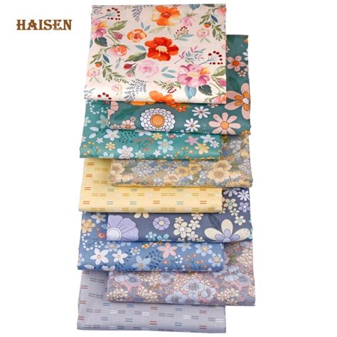 Stks Partij Verse Bloemen Serie Gedrukt Twill Pa Grandado