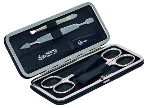 BECKER MANICURE Erbe Solingen Manicure Set Maniküre Etui Herren echtes