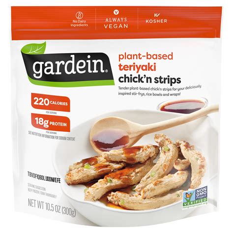 Gardein Teriyaki Chickn Strips Meat Free Shop Meat Alternatives At H E B