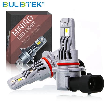 China Bulbtek Minino Led Headlight 13000lumen Auto Lighting Systems Mini Size Led Headlightsh7