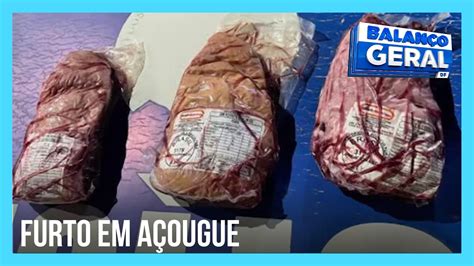 Açougueiro é Preso Durante Abordagem Policial Após Furtar Peças De