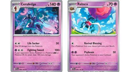 Cards Of Pokémon TCG Paldea Evolved Part 22 Ceruledge Rabsca