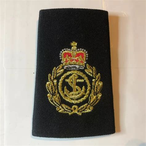 1980s Royal Navy Chief Petty Officer Rank Slide Bullion Thread 100 X