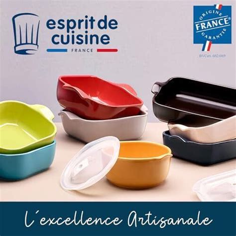 Esprit De Cuisine Plat Four Rectangulaire En C Ramique Poign Es