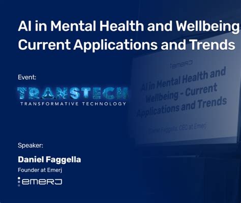 Ai In Mental Health And Well Being Current Applications And Trends