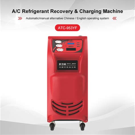 Car A C Auto Refrigerant Recovery Machine Equipment For Service Station