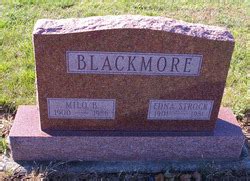 Milo Burnard Blackmore M Morial Find A Grave