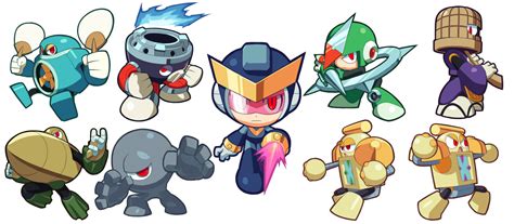 Grey Devil Komuso Man Konro Man Aircon Man Dangan Man And 3 More Mega Man And 3 More