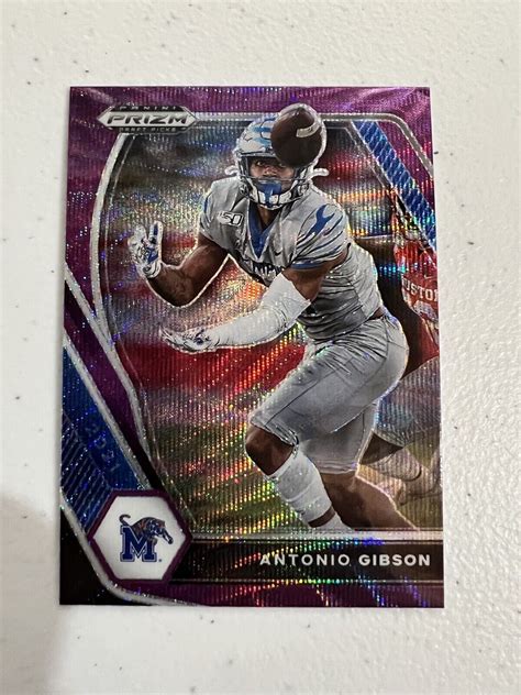 Panini Prizm Draft Picks Purple Wave Prizm Antonio Gibson