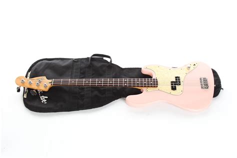 2002 Fender Mark Hoppus Signature P Precision Bass Shell Pink Guitar Chimp