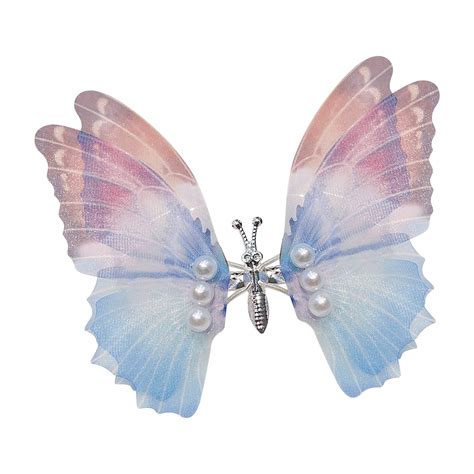 Moocorvic 3d Butterfly Hair Clips Gold Metal Moving Butterfly Hair Barrettes Hair Clamps Pins