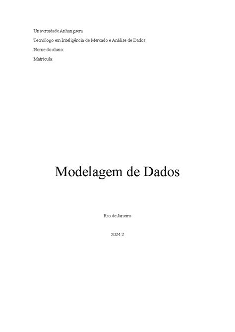 Portfólio De Modelagem De Dados No Mysql Workbench 5