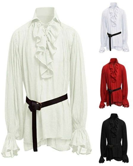 Mens Medieval Shirt Pirate Costume | Blossoms Accessories