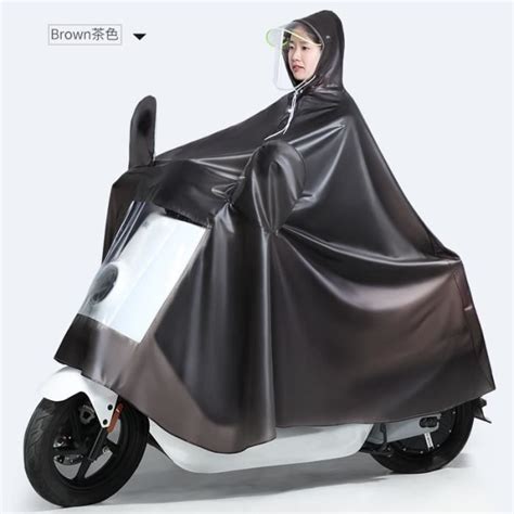 Trench Veste De Survie Imperm Able Noire Pour V Lo Et Scooter