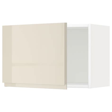 Metod Wall Cabinet White Voxtorp High Gloss Light Beige 60x37x40 Cm 24x145 8x16 Ikea