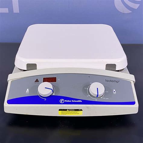 Fisher Scientific 10 X 10 Isotemp 30C To 400C Ceramic Top Hot Plate Stirrer Cat No 11 102 100SH