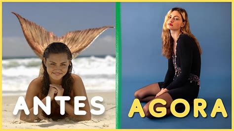 Antes E Depois Das Atrizes De H Meninas Sereias Antes E Depois