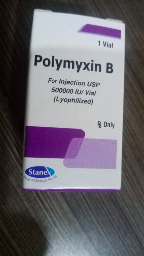 Polymyxin B For Injection Usp 500 000 Units Purity Xxx At ₹ 4000 Vial In Nagpur