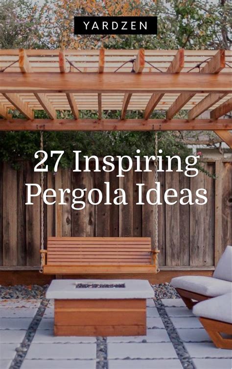 27 Lovely Pergola Ideas From Our Design Team Yardzen Modern Pergola