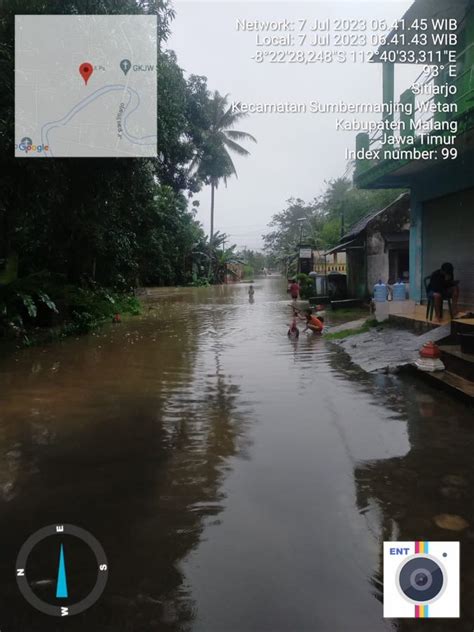 Banjir Di Malang Selatan Hingga Pohon Tumbang Rumah Tergenang Banjir