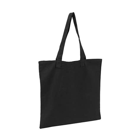 Black Canvas Tote Bag