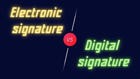 Malaysia Electronic Signature Vs Digital Signature Youtube