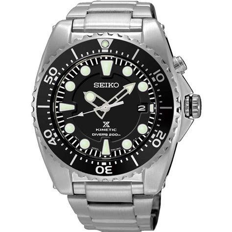 Seiko Prospex Mens 200m Kinetic Diver Watch Watches From Francis