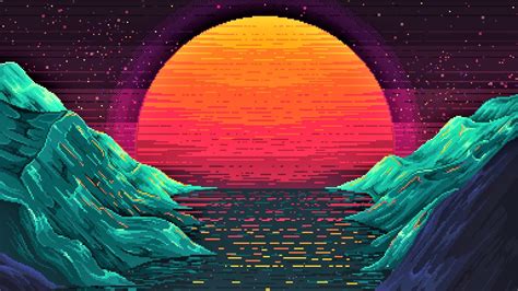 Retrowave X Beach Wallpapers Wallpaper Cave