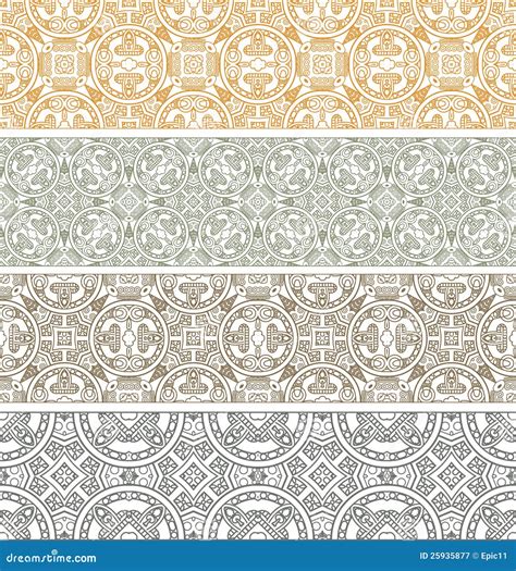 Ornamental Seamless Pattern Stock Vector Illustration Of Culture