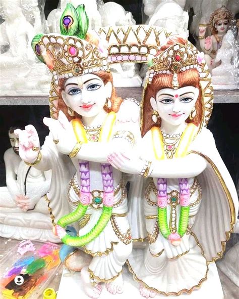 Makrana Marble Jugal Radha Krishna Ji Marbal Murti Temple At Rs