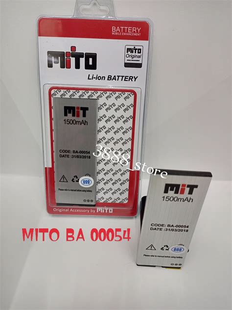 Baterai Mito Ba Battery Mito A Batre Hp Mito Ba Lazada