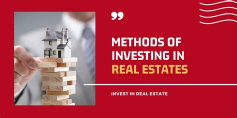 Real Estate Investing Basics Ways Of Real Estate Investment