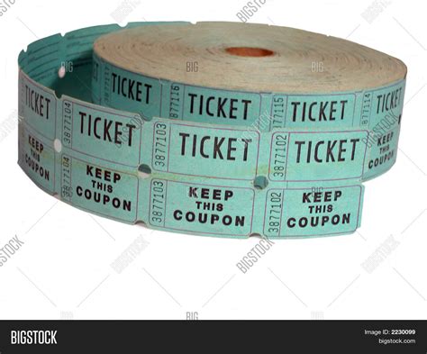 Raffle Ticket Roll Image & Photo (Free Trial) | Bigstock