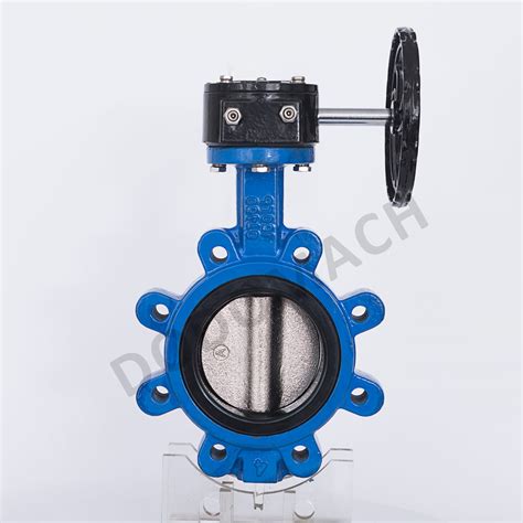 Lt Type Worm Wafer Butterfly Valve Dodomach Pneumatic