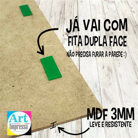 Quadro Placa Mdf Lute Como Uma Professora Elo7