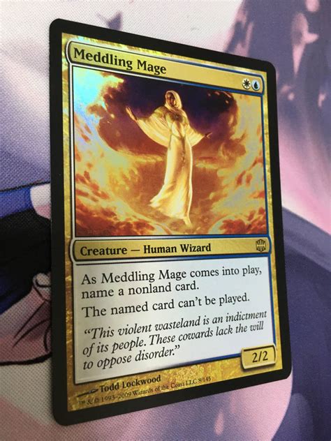 代購代標第一品牌－樂淘letao－mtg 《翻弄する魔道士meddling Mage》【foil】 Arb 英語