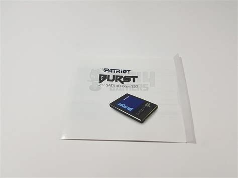 Patriot Memory Burst 120GB SSD Review - Tech4Gamers
