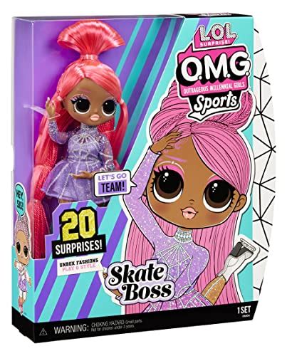 LOL Surprise OMG Sports Fashion Doll Skate Boss With 20 Surprises