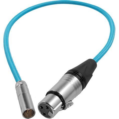 Kondor Blue Mini XLR Male To XLR Female Audio Cable KB MXLR 16