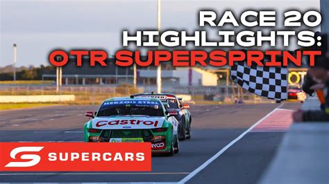 Race 20 Highlights OTR SuperSprint Supercars 2023 YouTube