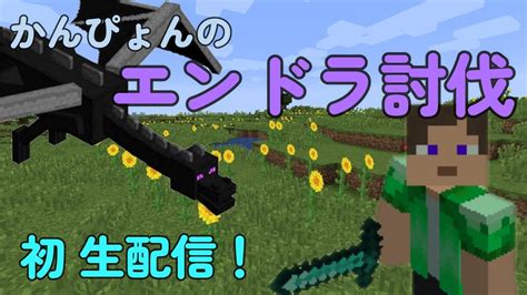 [マイクラ]初生配信！かんぴょんの「目指せエンドラ討伐！」 Youtube