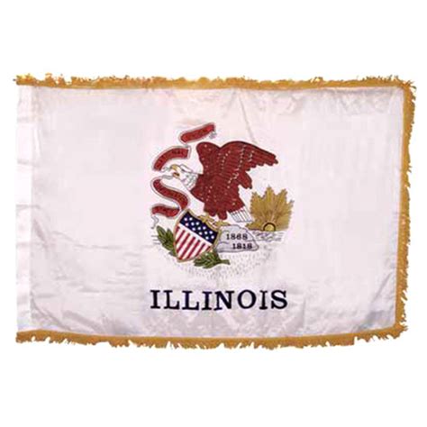 Illinois Indoor Flag 3 X 5 Nylon Shop Illinois Flags