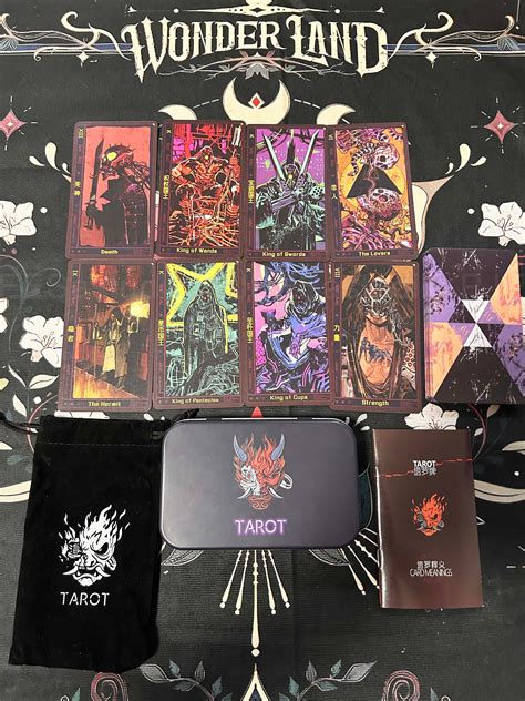 Cyberpunk Phantom Liberty Tarot Cards Cyberpunk Warrior Tarot Etsy Canada